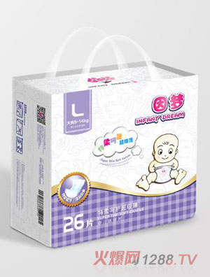 因夢特柔超級薄yinge紙尿片L碼