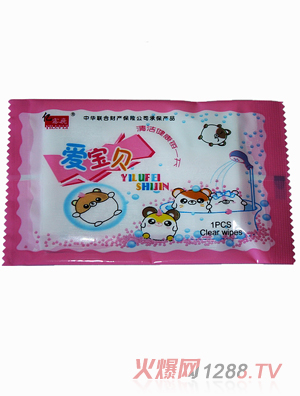 億露飛yinge濕巾愛(ài)寶貝單片裝