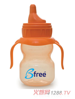 Bfree橙色易把握簡易學飲杯200ml