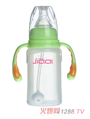 佳愛自動(dòng)標(biāo)口硅膠奶瓶150ML
