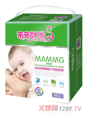 親親媽咪瞬吸干爽紙尿褲M22片