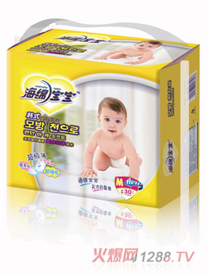 海綿寶寶韓式y(tǒng)inge紙尿片M中碼