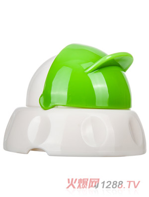 瞇瞇熊水杯牙蓋組綠色