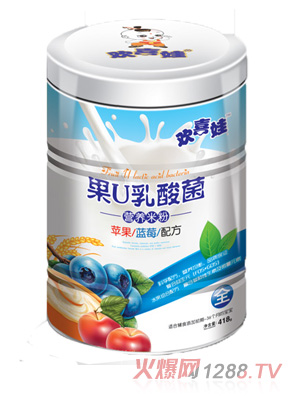 歡喜娃蘋果藍莓配方果U乳酸菌