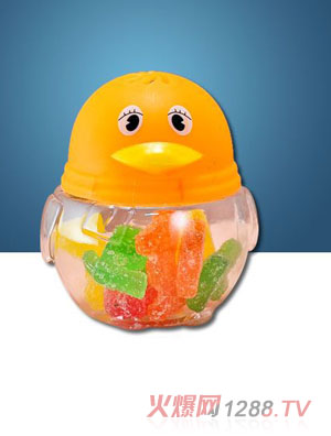 所愛(ài)小雞玩具軟糖黃色