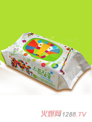 佑倍韓國進(jìn)口yinge濕巾大包78抽