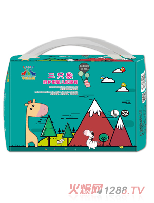 三只象呵護(hù)型yinge紙尿褲L32片