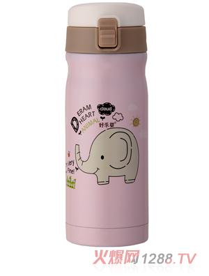 好樂(lè)嬰樂(lè)扣水杯淺粉色