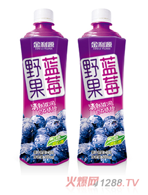 金利源野果藍莓果汁 瓶裝