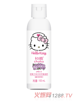 Hello Kitty初酷銀離子免洗手抗菌凝膠（植物萃?。?00ml