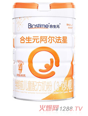 合生元阿爾法星學(xué)齡前兒童配方奶粉（3-7歲，4段）