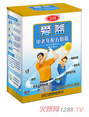 三元愛益中老年配方奶粉400g