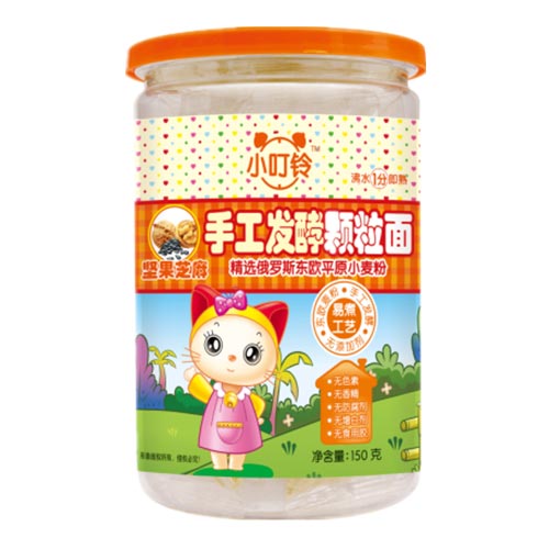 小叮鈴手工發(fā)酵顆粒面堅(jiān)果芝麻