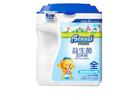 貝努滋食佳粗糧淮山護(hù)腸益生菌奶米粉