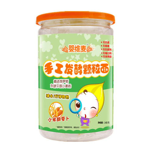 嬰維麥?zhǔn)止ぐl(fā)酵顆粒面小米胡蘿卜