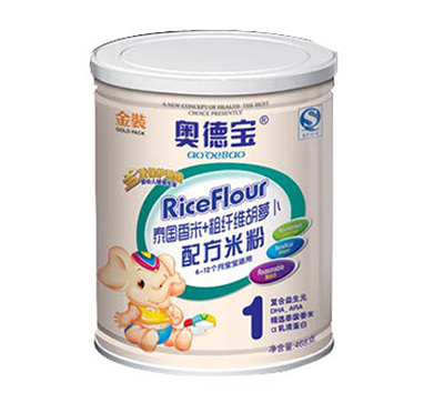 奧德寶泰國(guó)香米+粗纖維胡蘿卜米粉罐裝