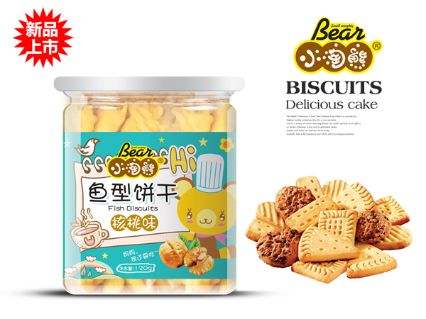小淘熊魚型餅干-核桃味a