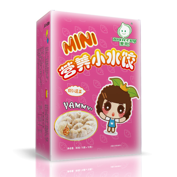 麥聰營養(yǎng)小水餃蝦仁蔬菜