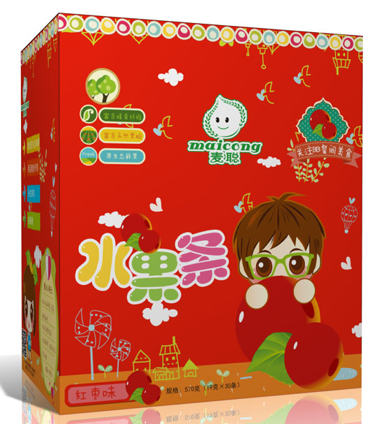 麥聰水果條紅棗味盒裝