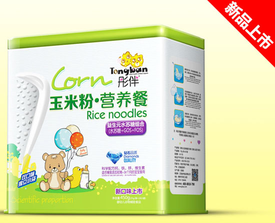 彤伴益生元水蘇糖組合玉米粉營(yíng)養(yǎng)餐鐵聽