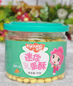一揚(yáng)胡蘿卜味迷你蛋酥80克