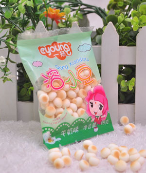 一揚(yáng)牛奶味溶小豆18克綠色