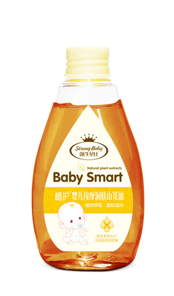 強(qiáng)牛貝比嬰兒按摩潤膚山茶油