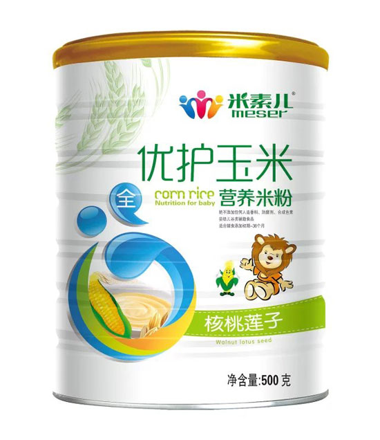 米素兒核桃蓮子優(yōu)護玉米營養(yǎng)米粉