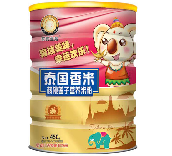 牧野漁趣核桃蓮子營(yíng)養(yǎng)米粉聽裝