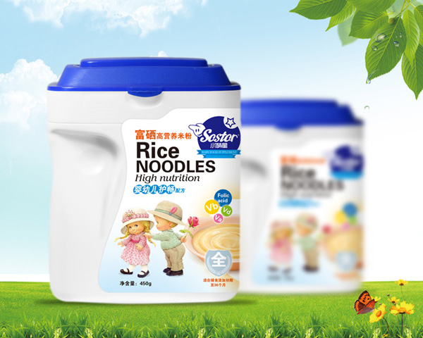 小萌星富硒營養(yǎng)護(hù)腸配方米粉