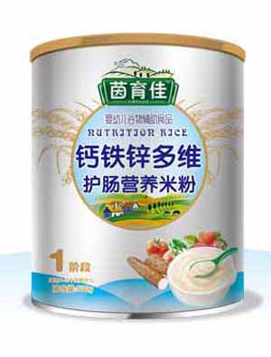 茵育佳鈣鐵鋅多維護(hù)腸營養(yǎng)米粉