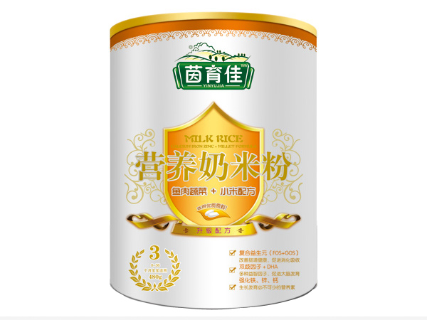 茵育佳魚(yú)肉蔬菜小米奶米粉3段