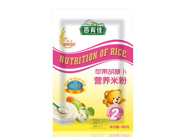 茵育佳蘋果胡蘿卜營(yíng)養(yǎng)米粉2段